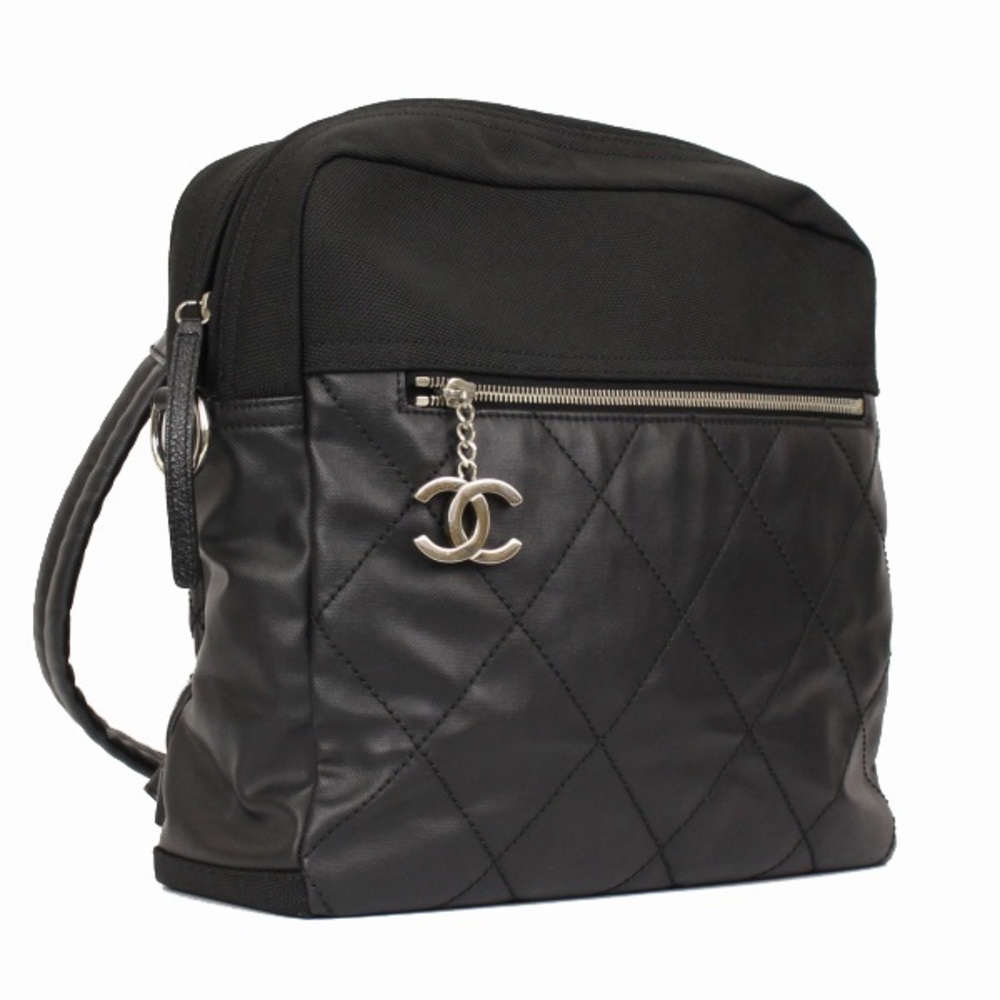 Chanel 2way Rucksack Paris Biarritz Backpack Black